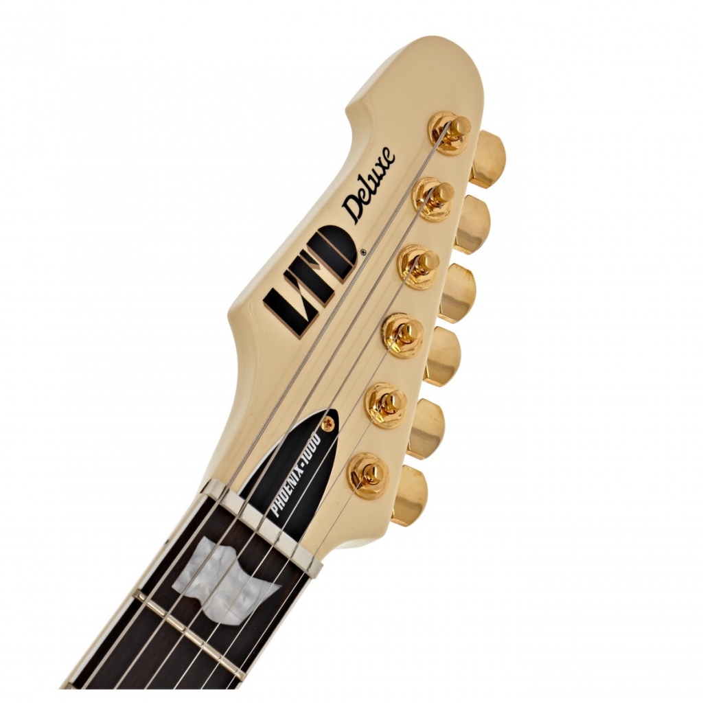 Електрогітара LTD Phoenix-1000 Vintage White - зображення 6