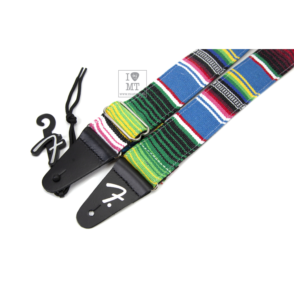 Ремінь для гітари Fender Strap 2" Serape Blue Multi (230637) - зображення 3