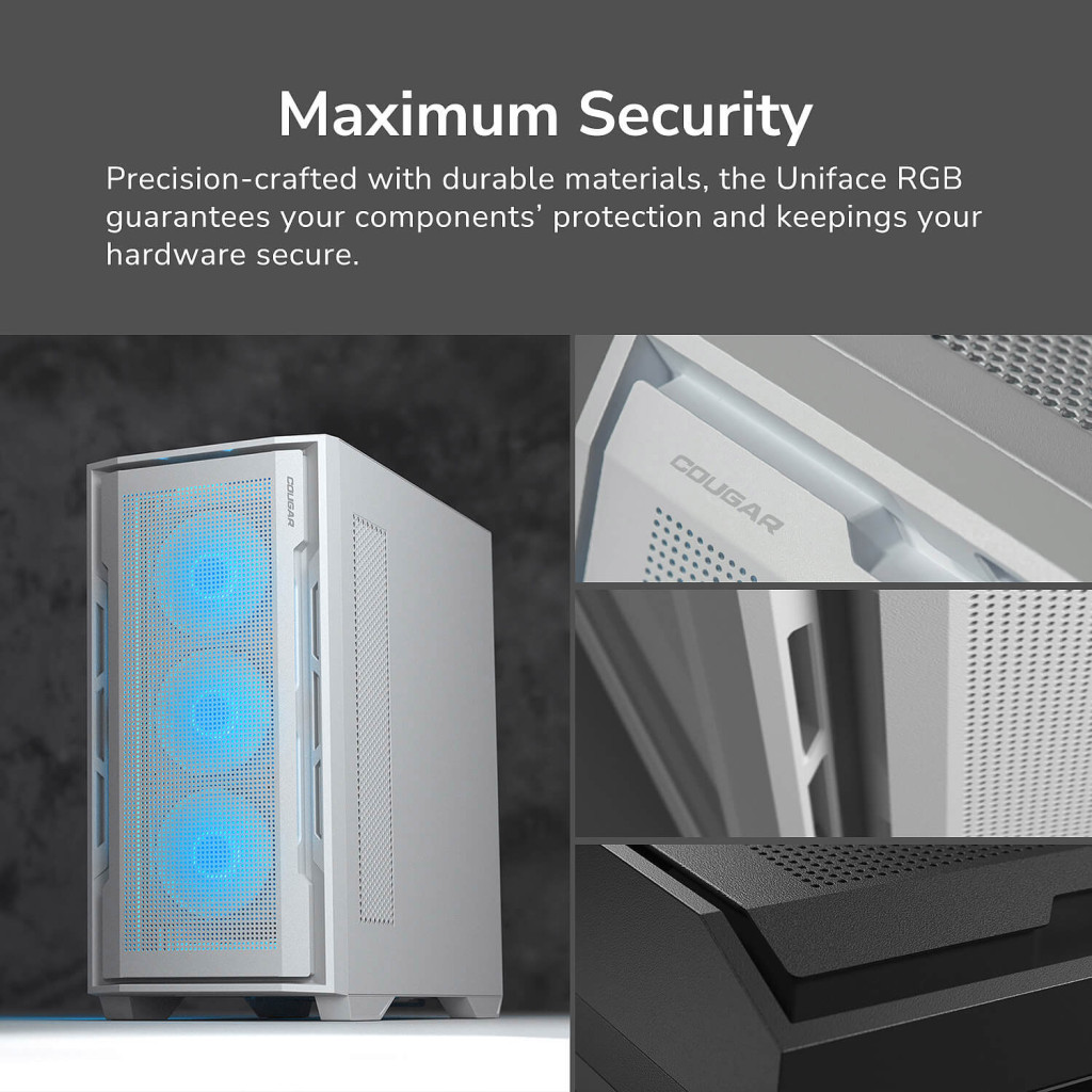 Корпус Cougar UNIFACE RGB White - зображення 11
