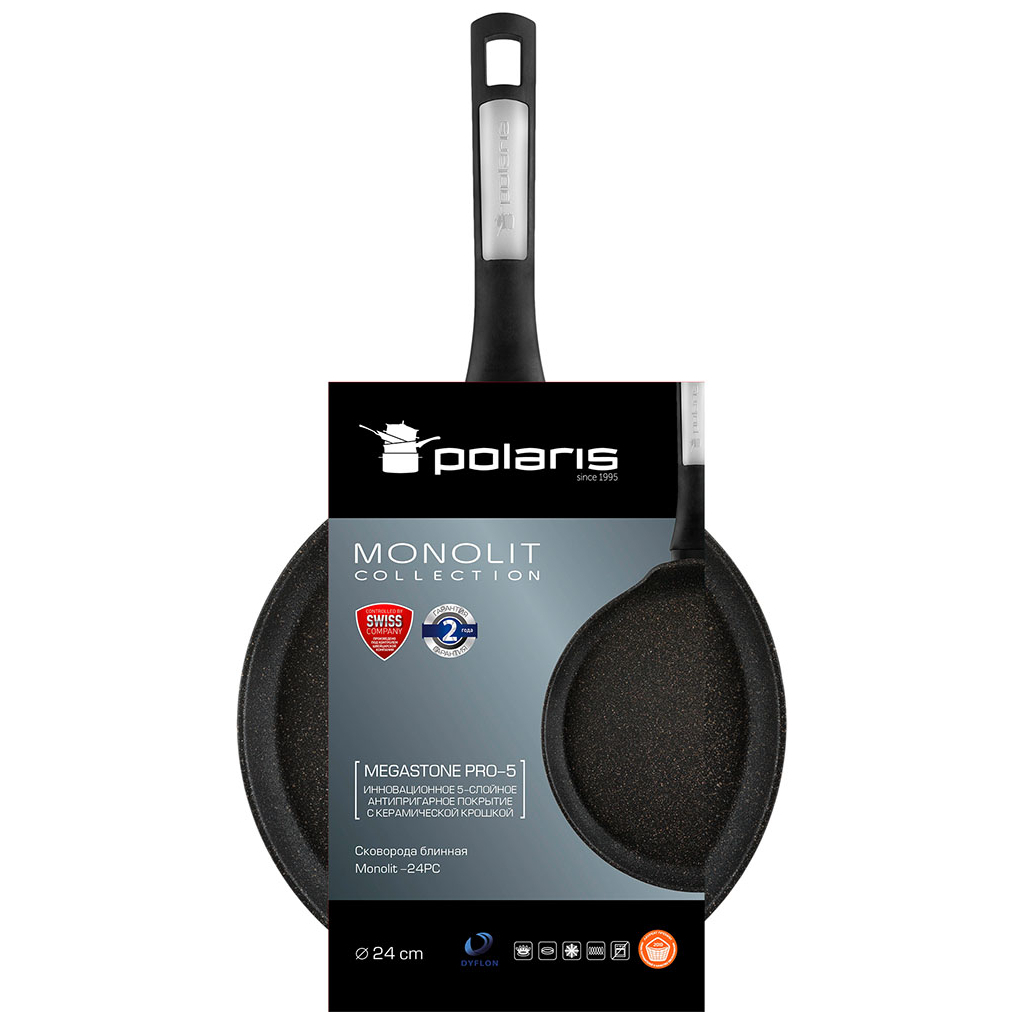 Сковорода Polaris для млинців Monolit 24 см (Monolit-24PC) - зображення 8