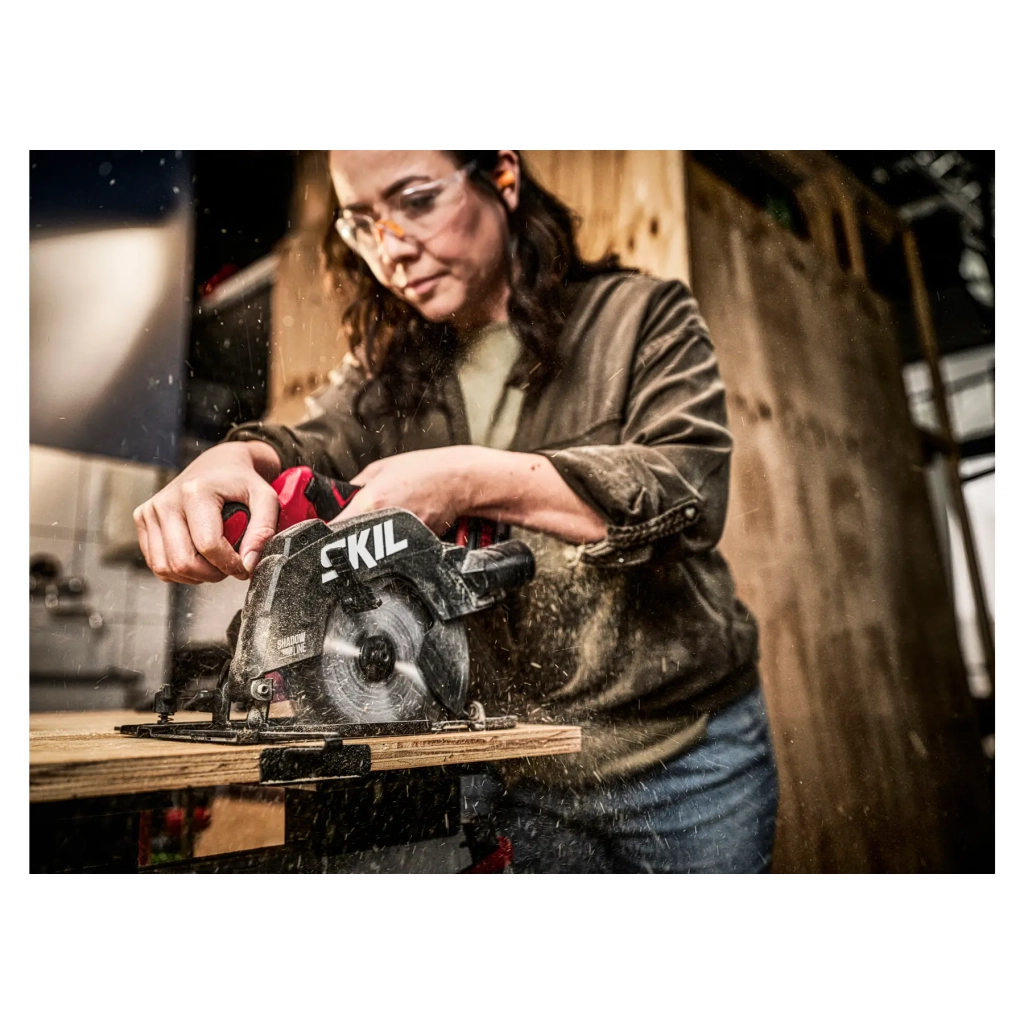 Дискова пила Skil акумуляторна безщіткова, 3551 AB , 4Ah, напрямні рейки (SW1E3551AB) - зображення 5