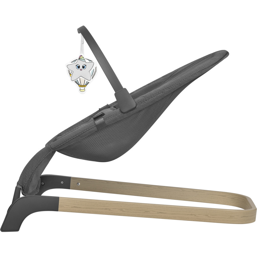 Крісло-гойдалка Lionelo шезлонг June air grey graphite (LO-JUNE AIR GREY GRAPHITE) - зображення 4