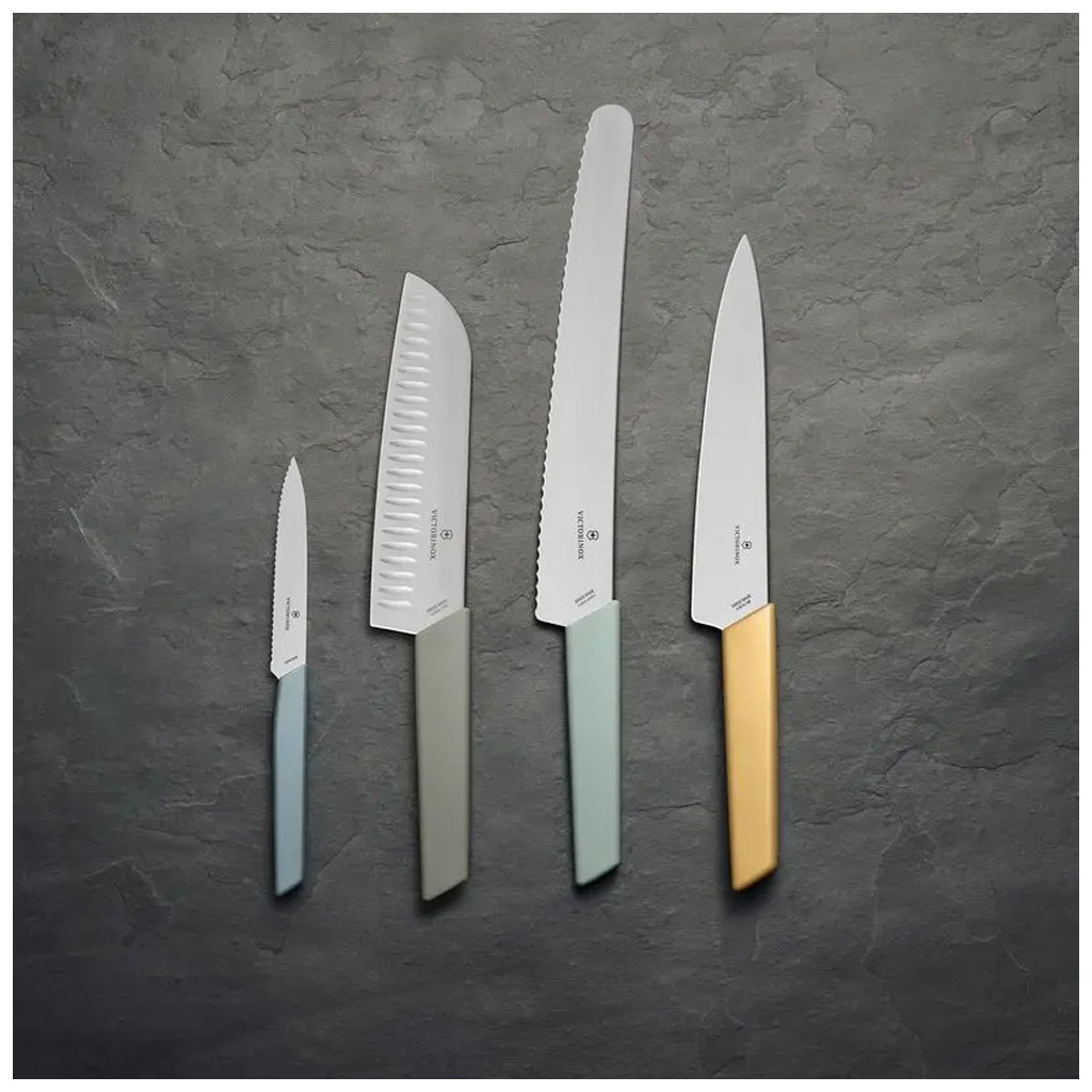 Кухонний ніж Victorinox Swiss Modern Carving 19см Yellow (6.9016.198B) - зображення 2