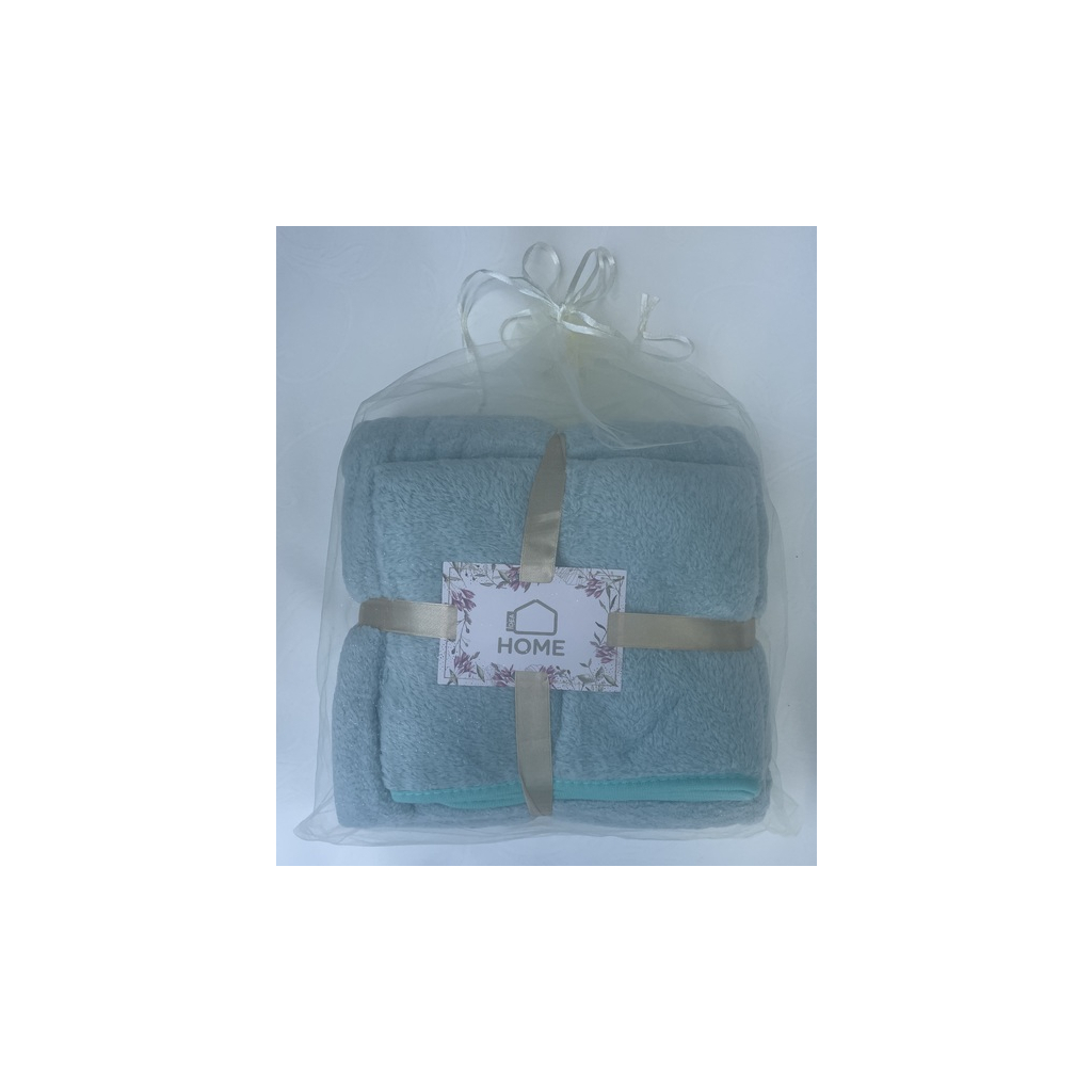 Рушник Idea Home набір банний 35х75+70х140см мікрофібра Grey (6732640) - зображення 1