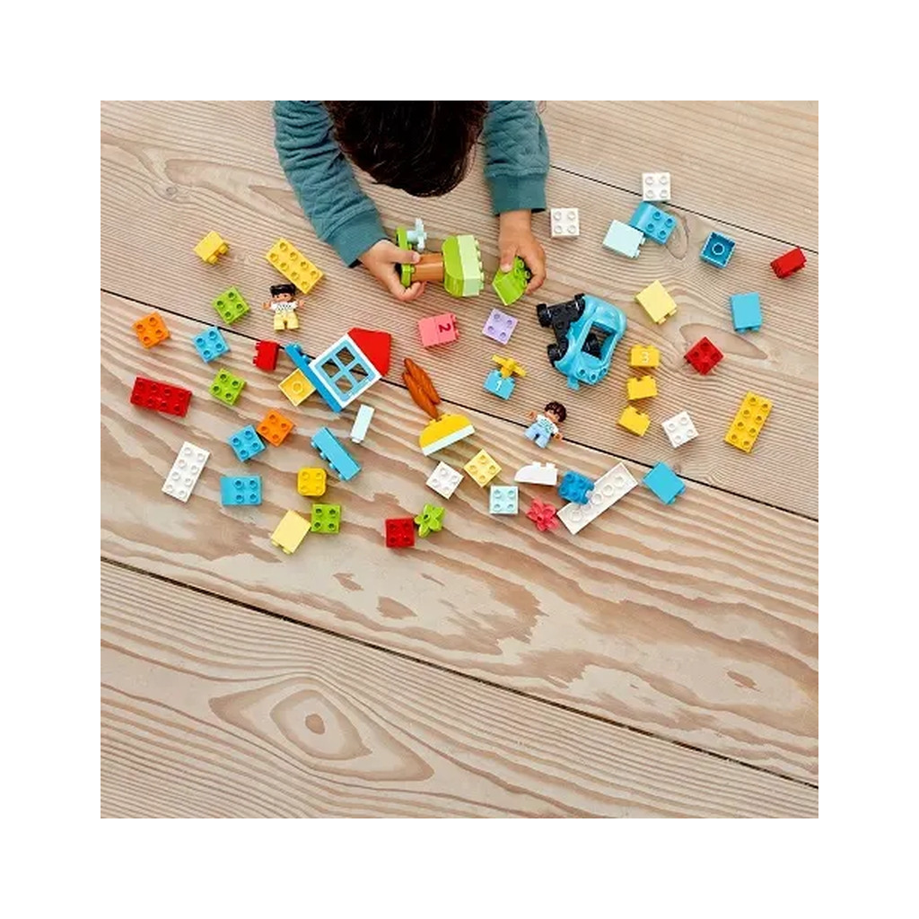 Конструктор LEGO DUPLO Classic Коробка з кубиками 65 деталей (10913) - зображення 9