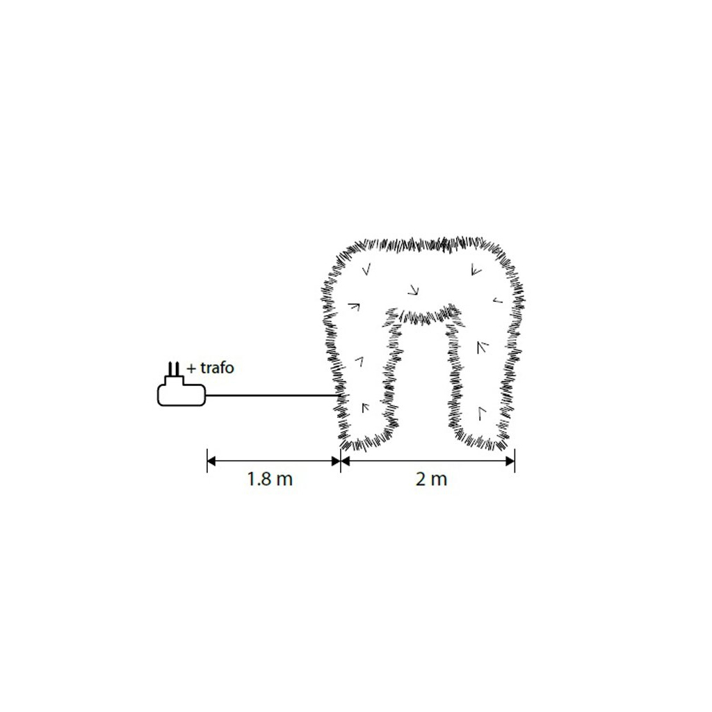 Гірлянда Luca Lighting LED Highland мультиколірний 2 м (8718861662252) - зображення 4
