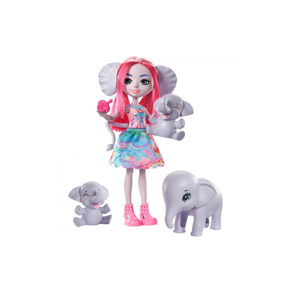 Лялька Enchantimals набір Родина Слоненяти Есмеральди (GTM30) - зображення 1