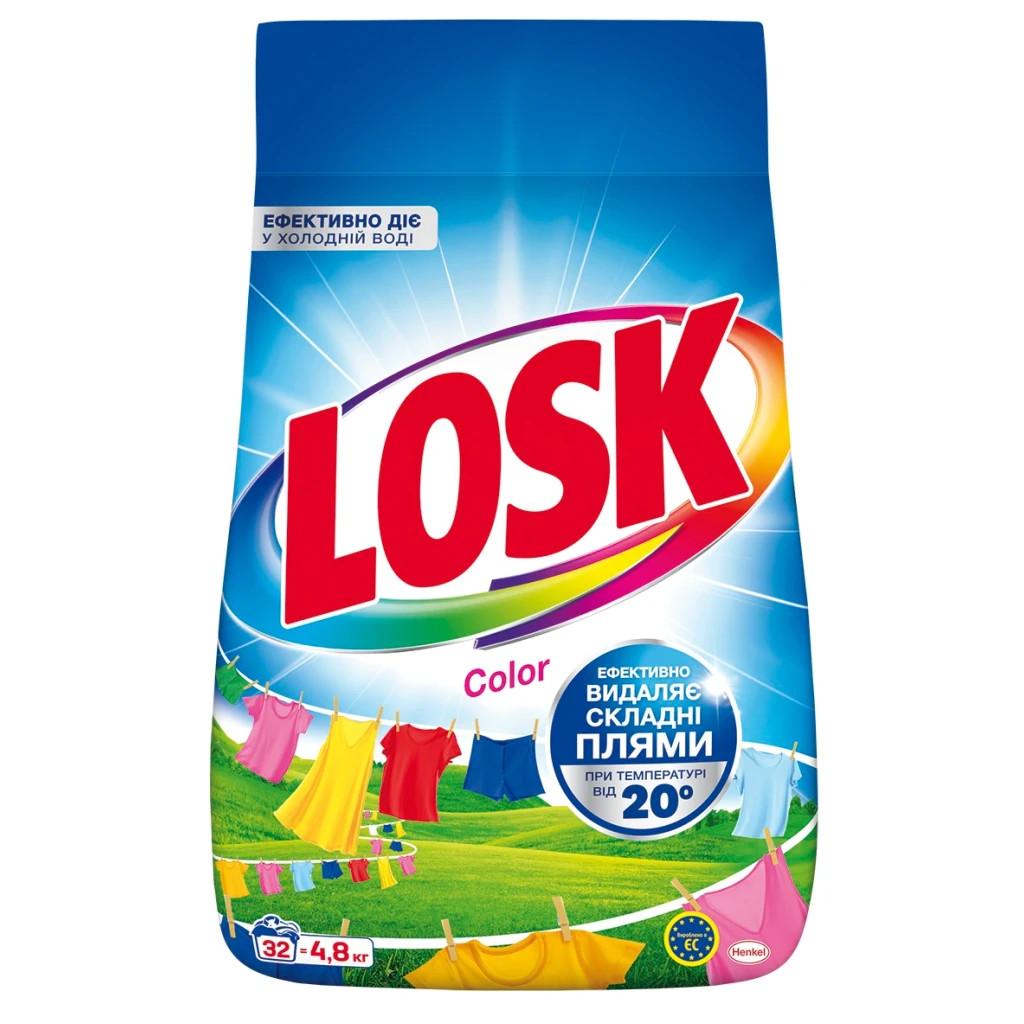 Пральний порошок Losk Color Автомат 4.8 кг (9000101569957/9000101805635) - зображення 1