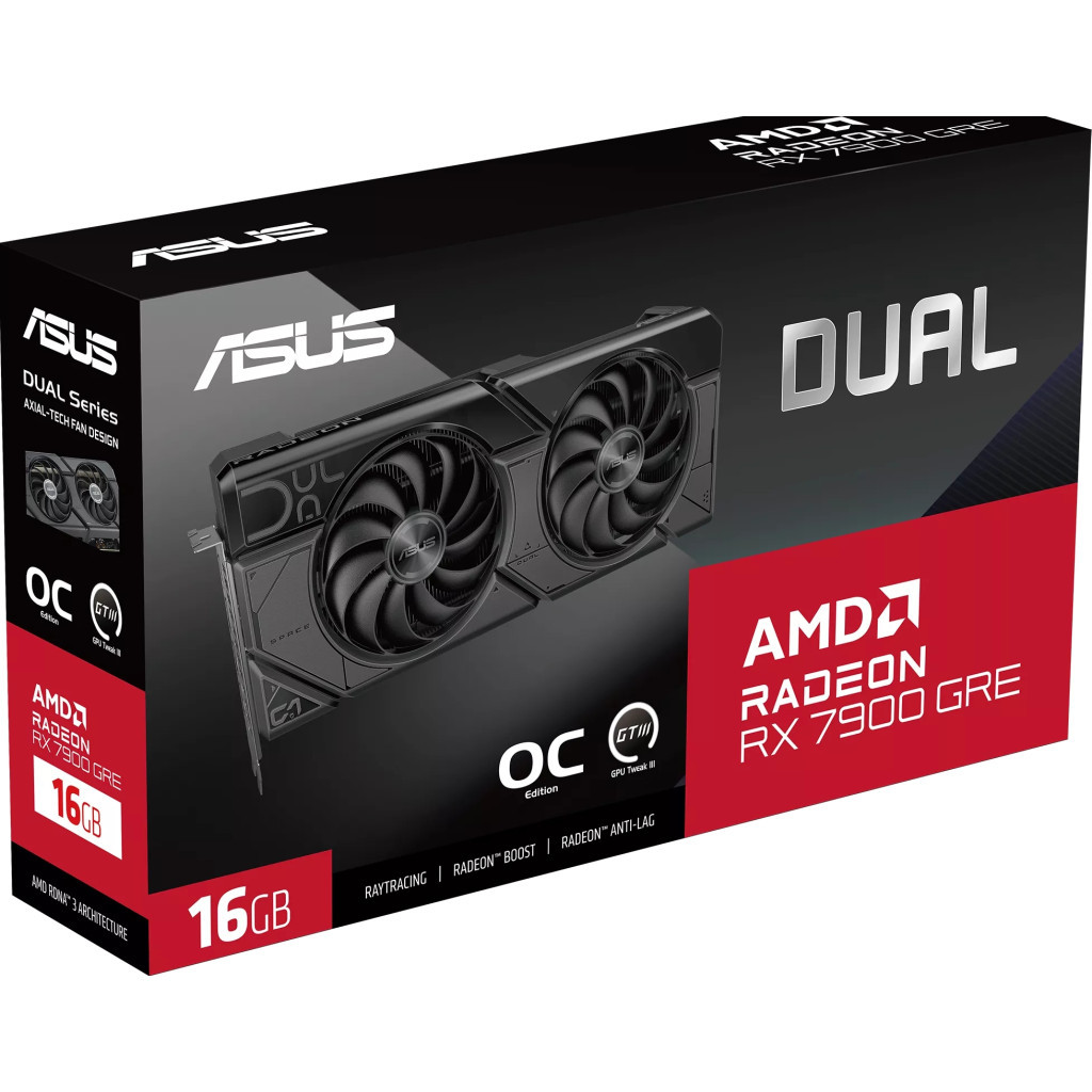 Відеокарта ASUS Radeon RX 7900 GRE 16Gb DUAL OC (DUAL-RX7900GRE-O16G) - зображення 12
