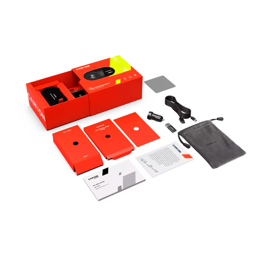 Відеореєстратор Canyon DVR10 FullHD 1080p Wi-Fi Black (CND-DVR10) - зображення 10