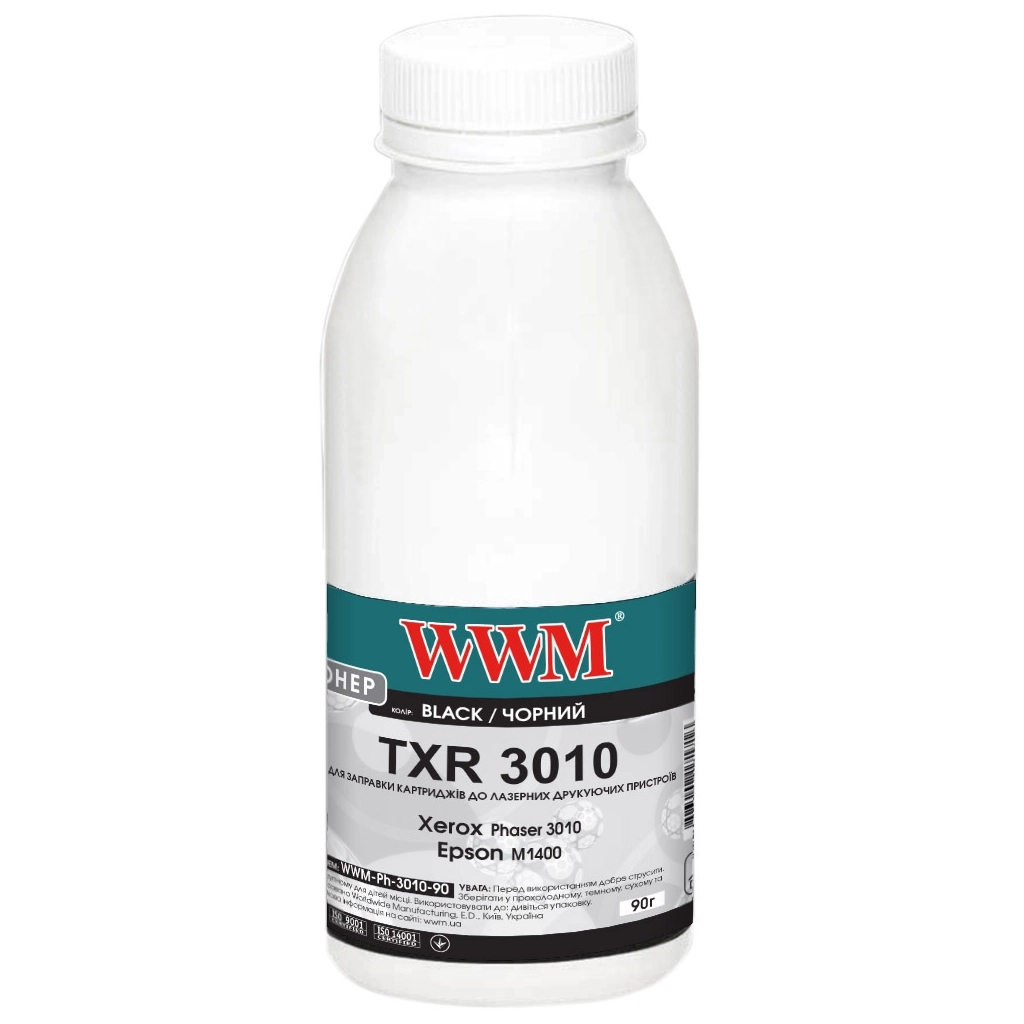 Тонер Xerox Ph3010/Epson M1400, 90г WWM (WWM-Ph-3010-90) - изображение 1