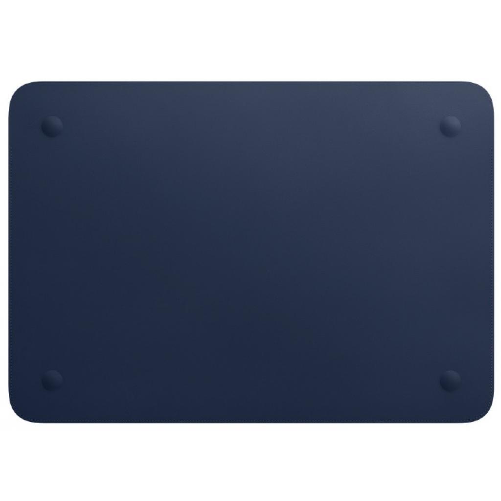 Чохол до ноутбука Apple 16" MacBook Pro, Leather Sleeve, Midnight Blue (MWVC2ZM/A) - зображення 2