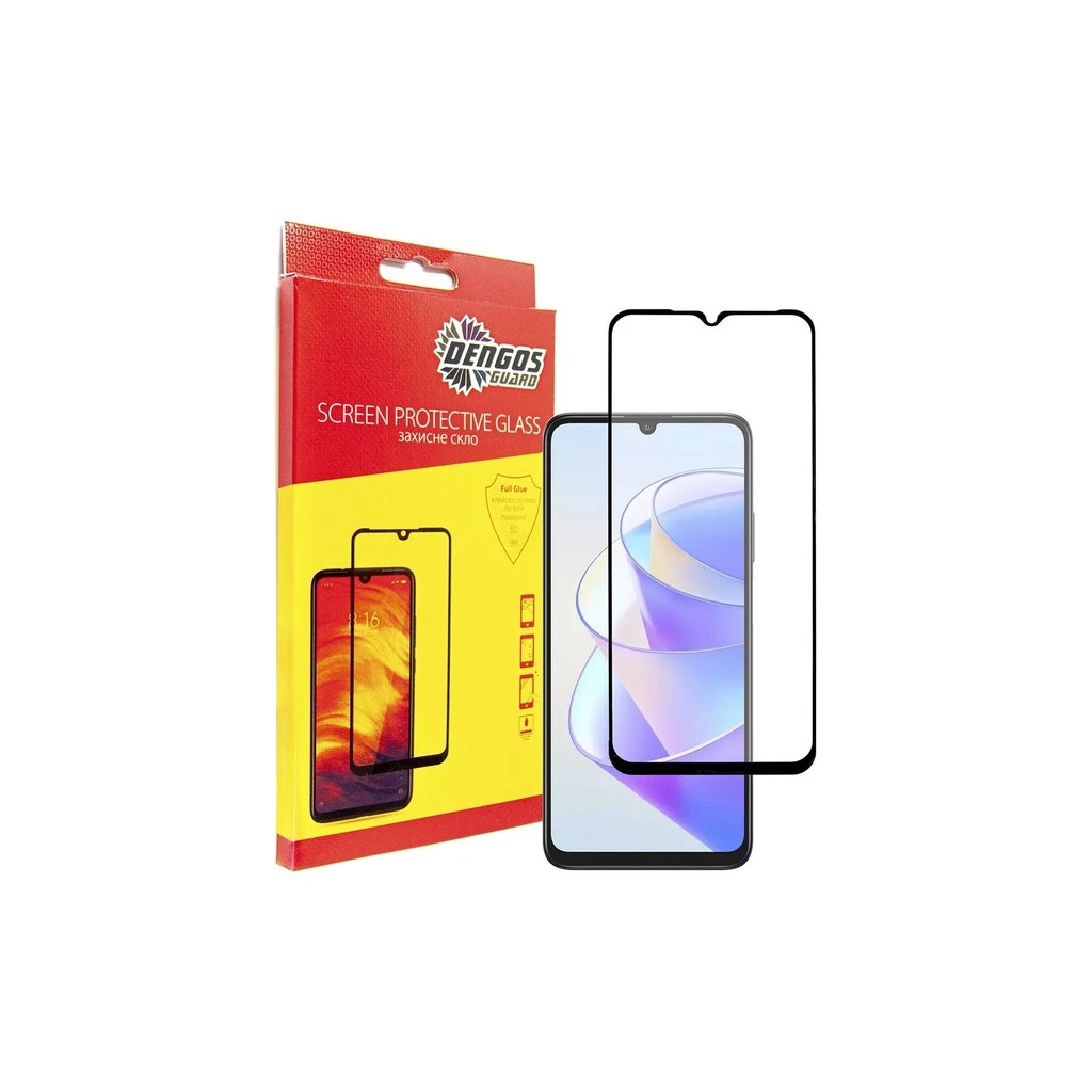 Чохол до мобільного телефона Dengos Kit for Honor x7a case + glass (Black) (DG-KM-55) - зображення 4