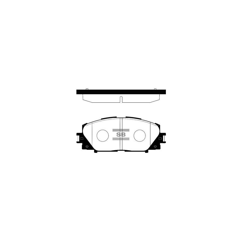 Гальмівні колодки HI-Q SP1377 - зображення 1
