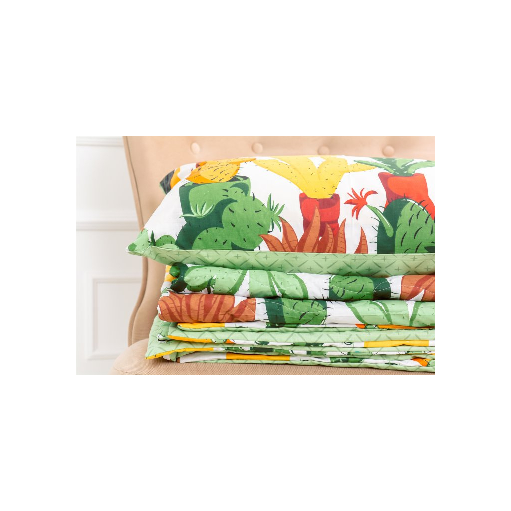 Ковдра MirSon Літній комплект №2624 EcoSilk 17-0002 Cecilio 110x140 (2200003107128) - зображення 1