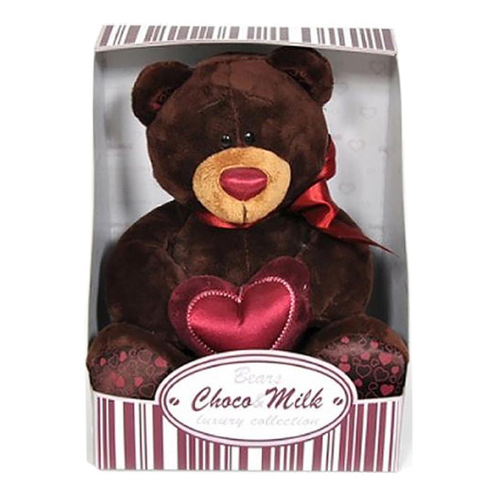 М'яка іграшка Orange Ведмедик Choco з серцем сидячий 20 см (C003/20) - зображення 2