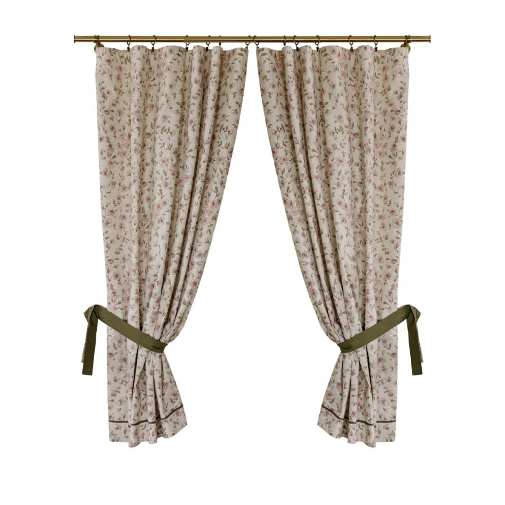 Штора Прованс комплект з підхватами Тереза квіточки 136х170 см 2 шт (034458) - зображення 1