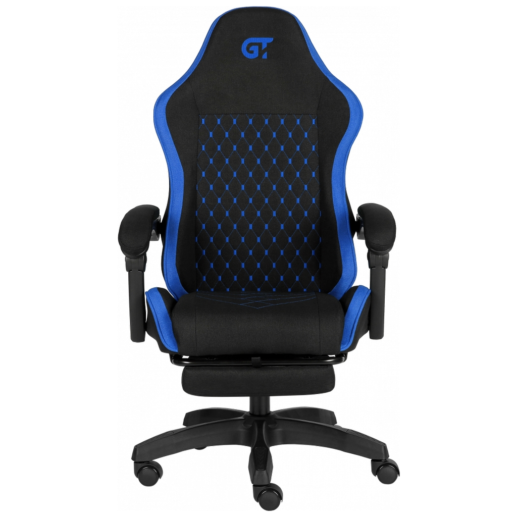Крісло ігрове GT Racer X-2339 Black/Blue (X-2339 Fabric Black/Blue) - зображення 4