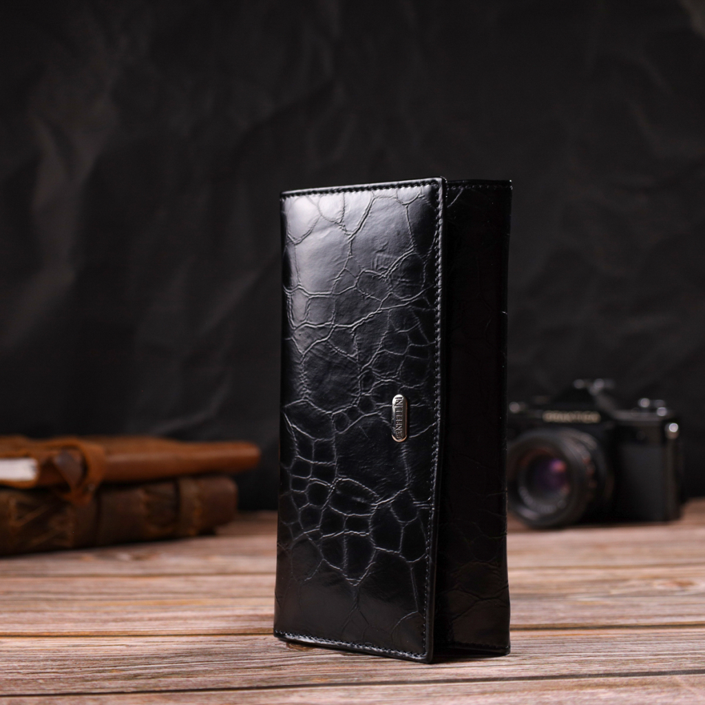 Гаманець Canpellini З натуральної шкіри Чорний (21834) - зображення 8