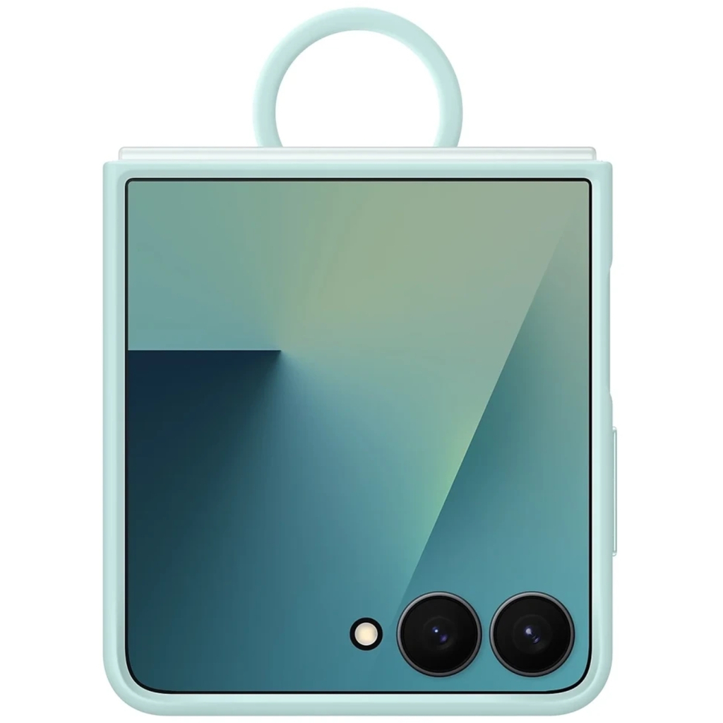 Чохол до мобільного телефона Samsung Silicone with Ring Galaxy Flip 7 Black (EF-PF766TMEGUA) - зображення 5