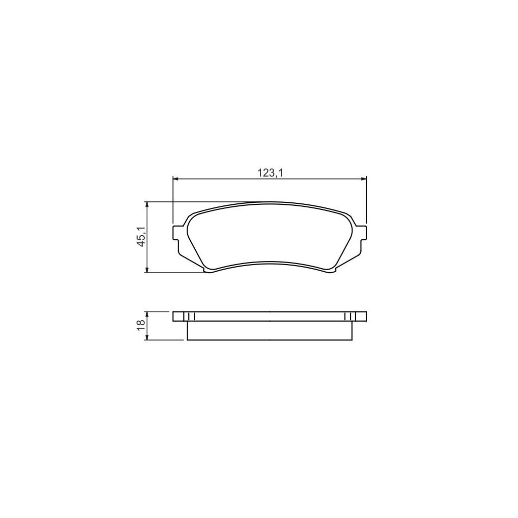 Гальмівні колодки Bosch 0 986 424 641 - зображення 2