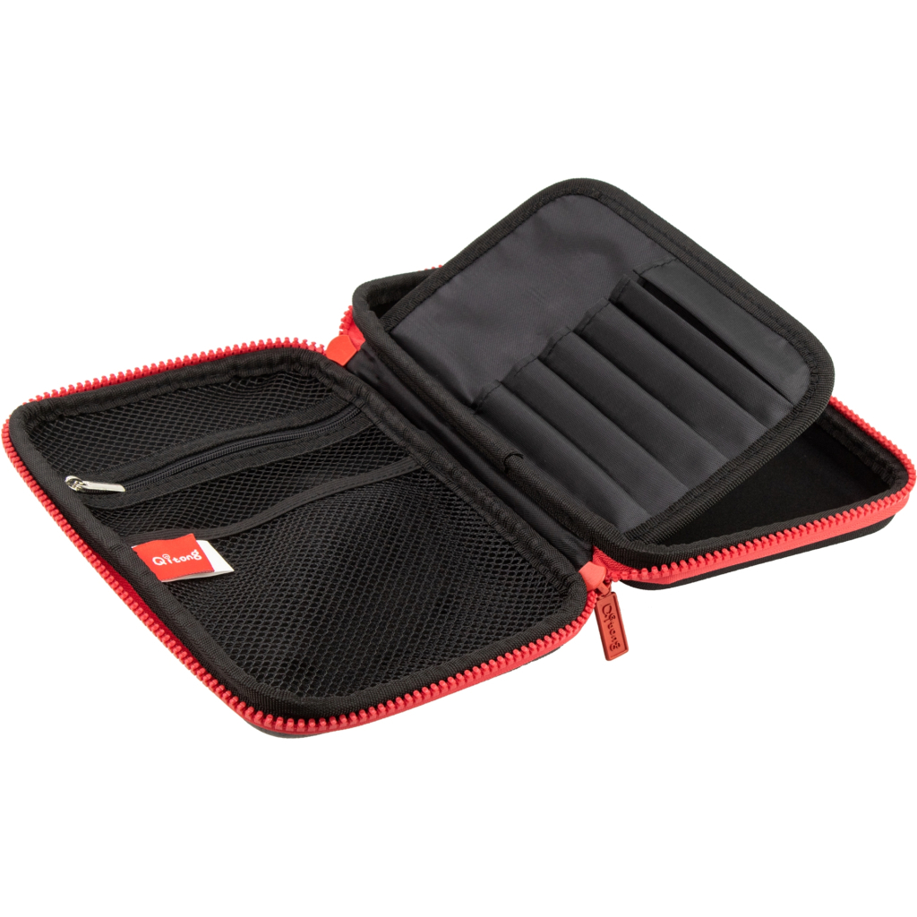 Пенал Cool For School з тисненням 1 відділення Чорний (QT-5718-Black) - зображення 3