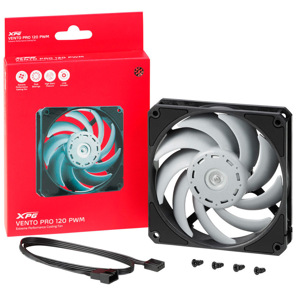 Кулер до корпусу ADATA VENTOPRO120PWM-BKCWW - зображення 7
