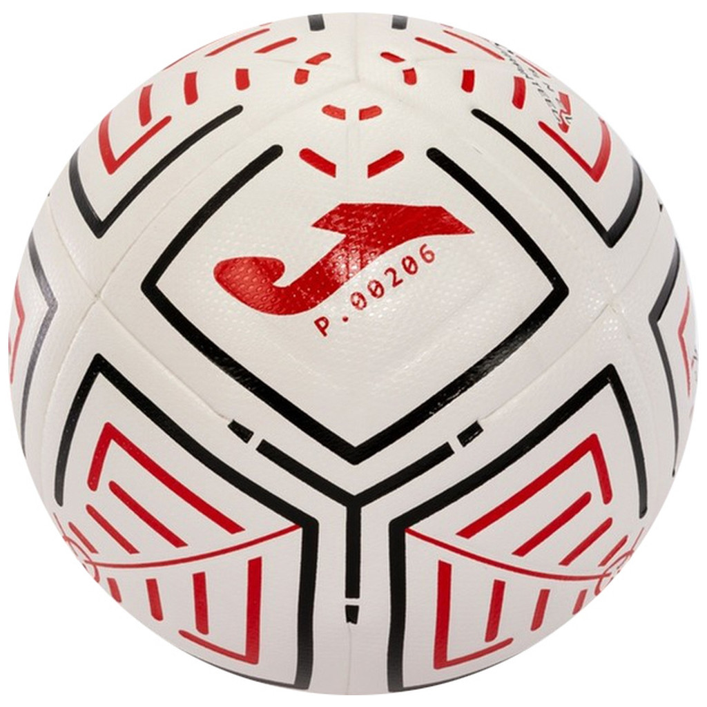 М'яч футбольний Joma Uranus II білий, червоний Уні 5 400852.206.5 (8445456472797) - зображення 1