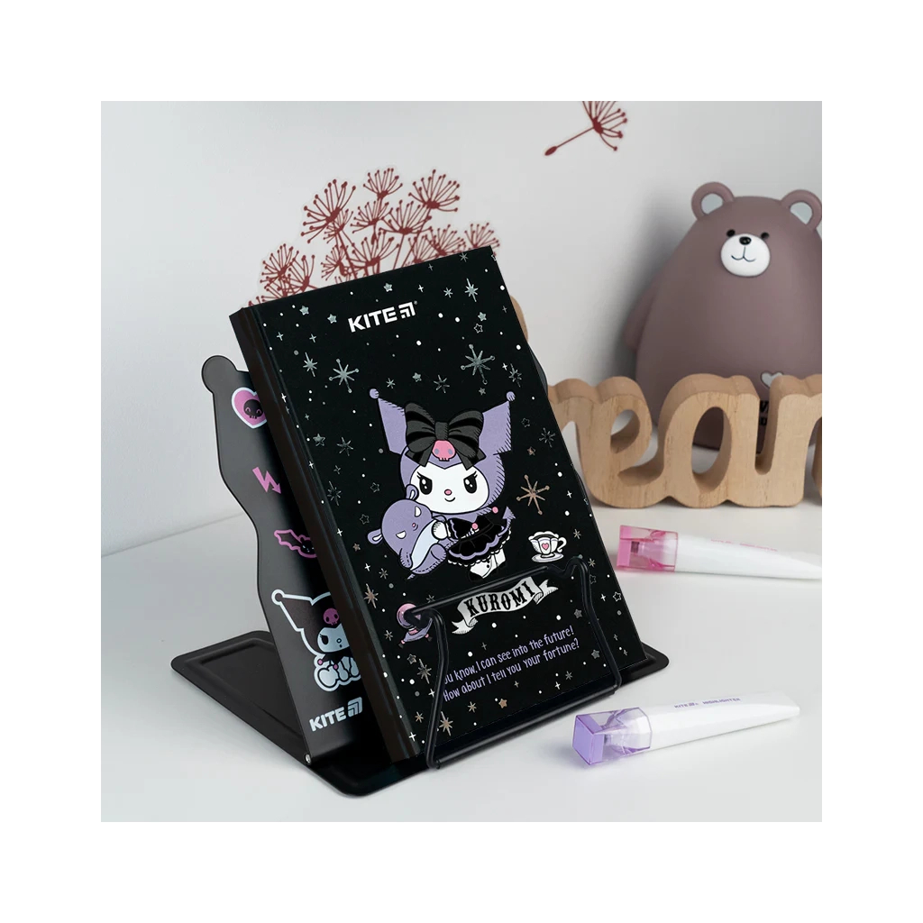 Підставка для книг Kite Kuromi, металева (HK25-390) - зображення 4