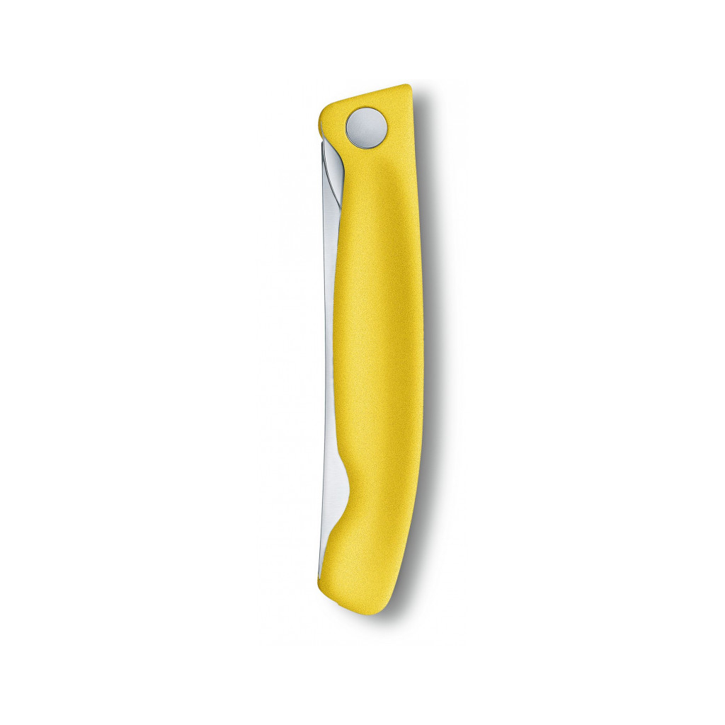 Кухонний ніж Victorinox SwissClassic Foldable Paring 11 см Serrated Yellow (6.7836.F8B) - зображення 4