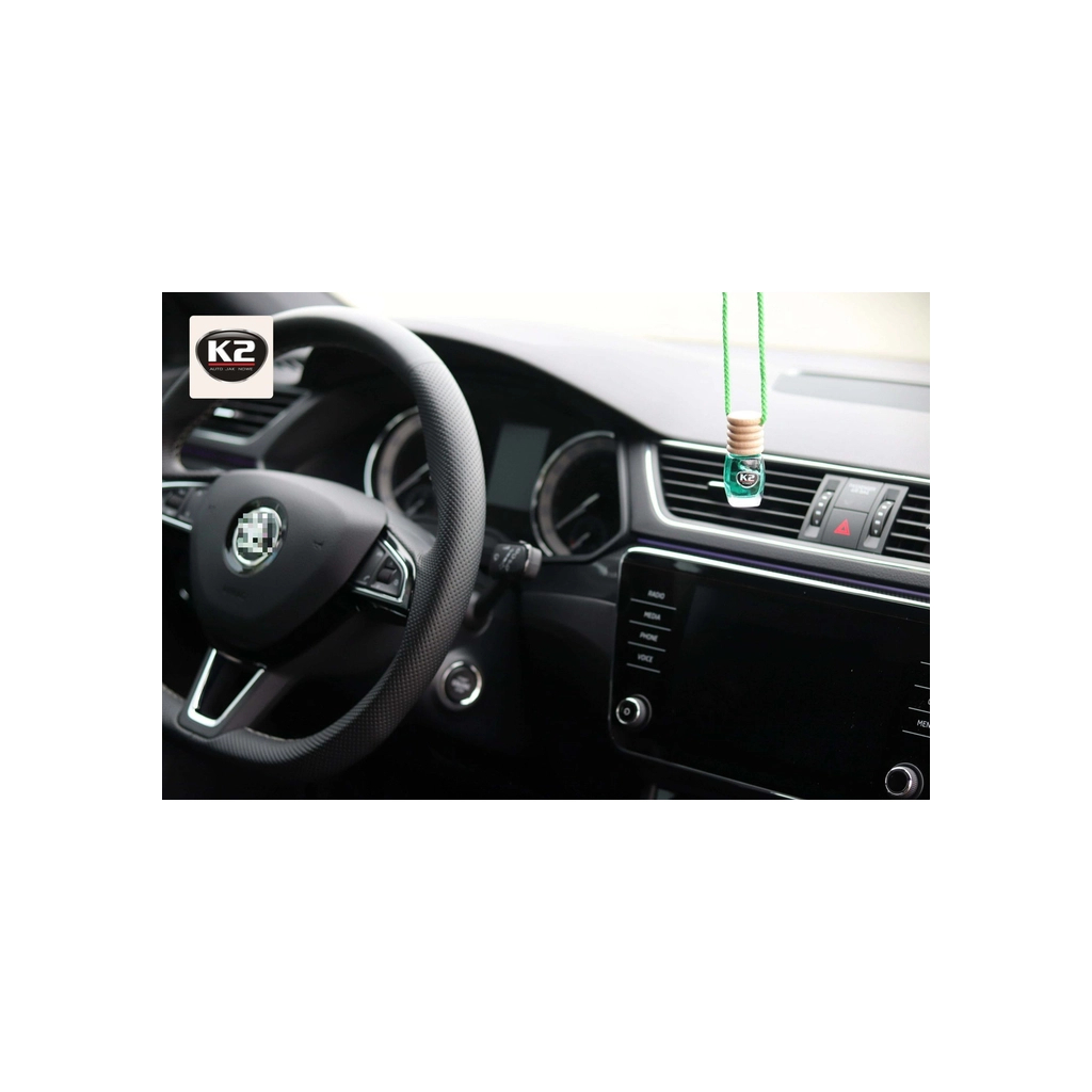 Ароматизатор для автомобіля K2 Vento "Зелене яблуко" 8 мл (V451) - зображення 3