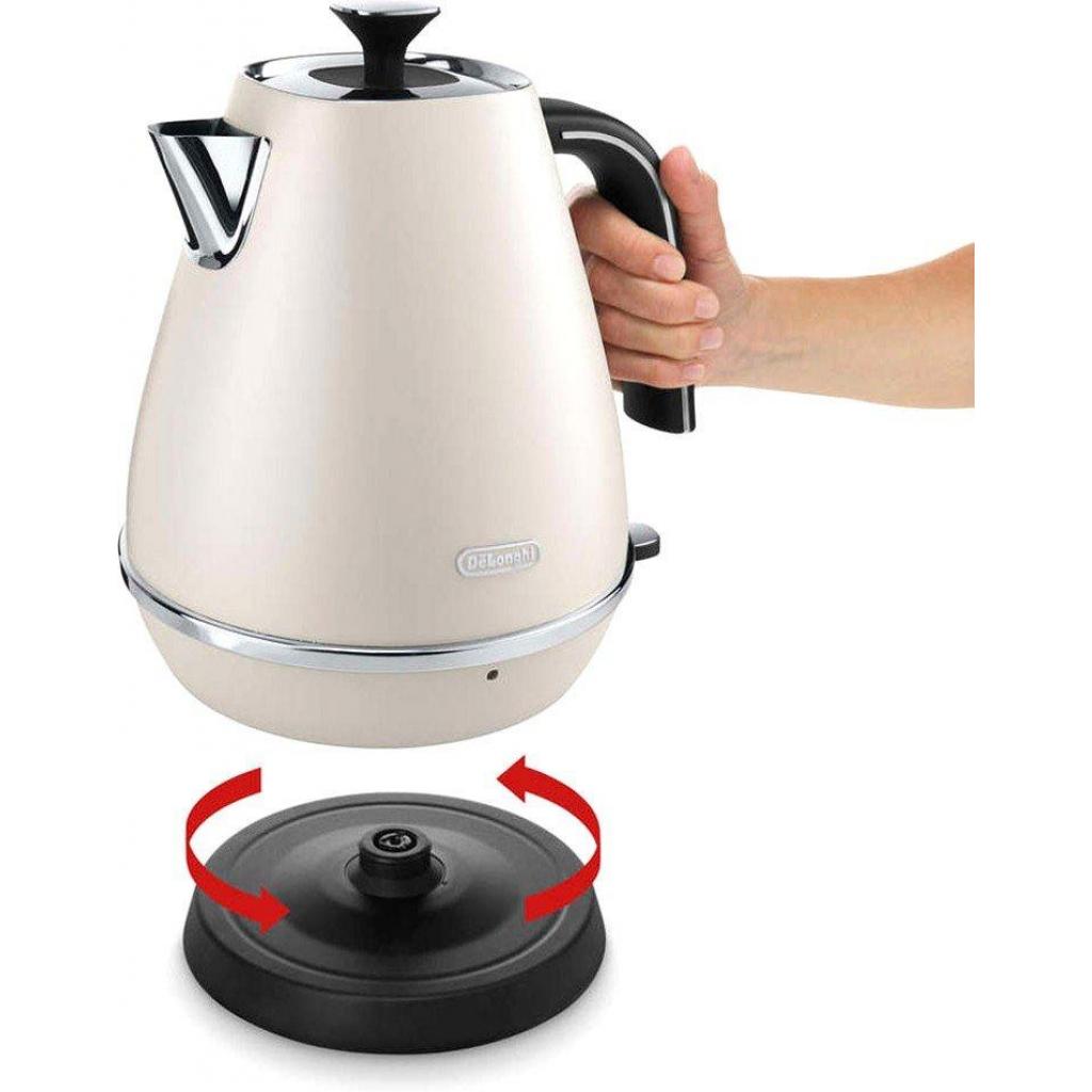Електрочайник DeLonghi KBI 2000 W (KBI2000W) - зображення 3