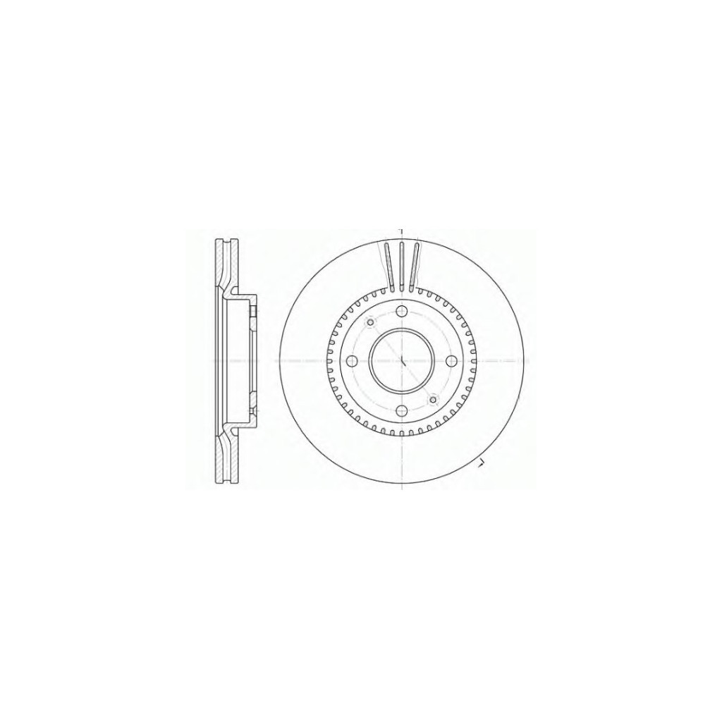 Гальмівний диск SHINOBI NBD00528 - зображення 1