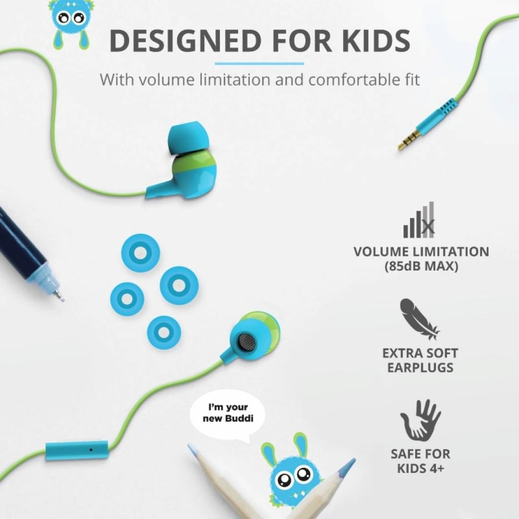 Навушники Trust Buddi Kids Mic Blue (23421) - зображення 7