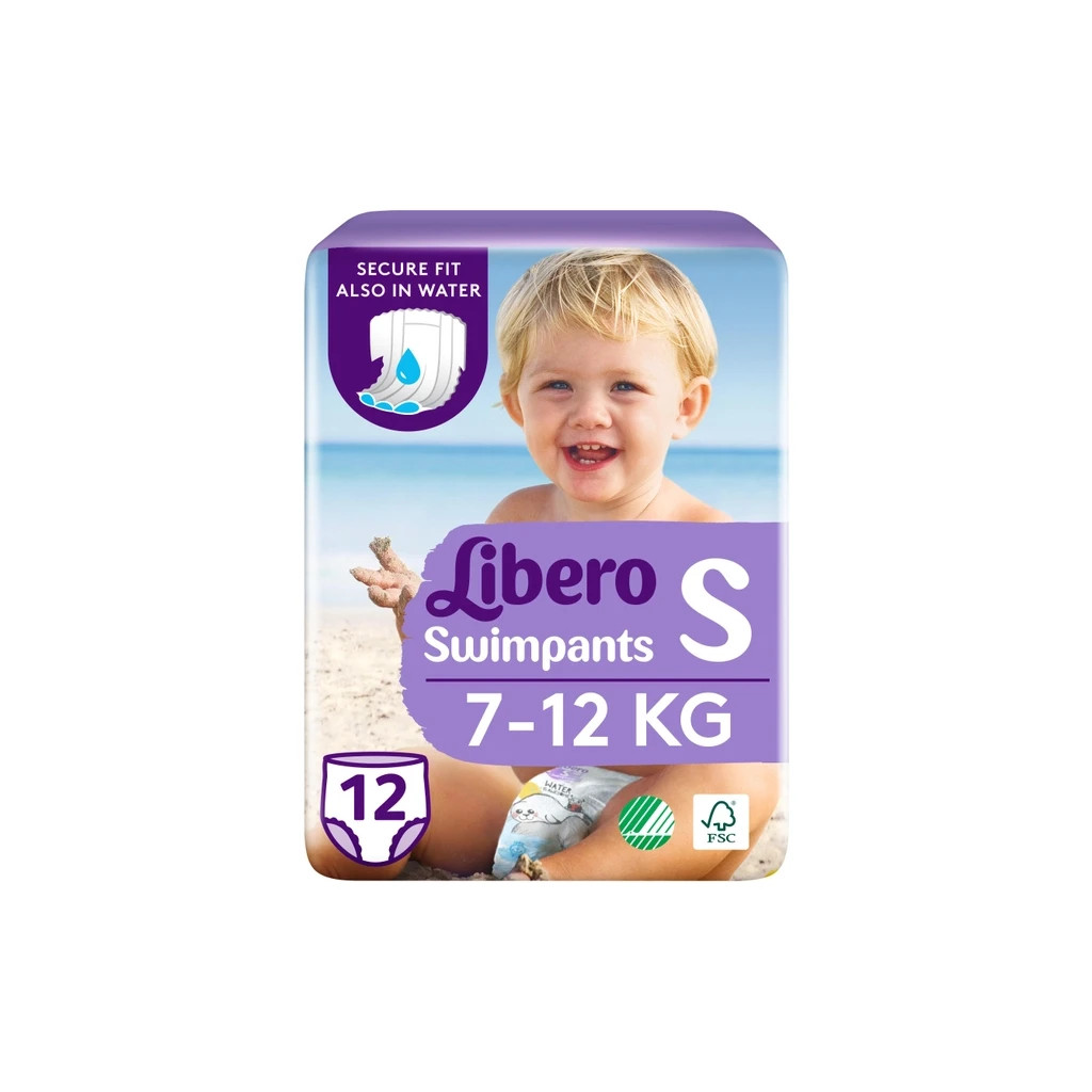 Підгузки Libero Swimpants Small 7-12 кг 12 шт (7322541981659) - зображення 1