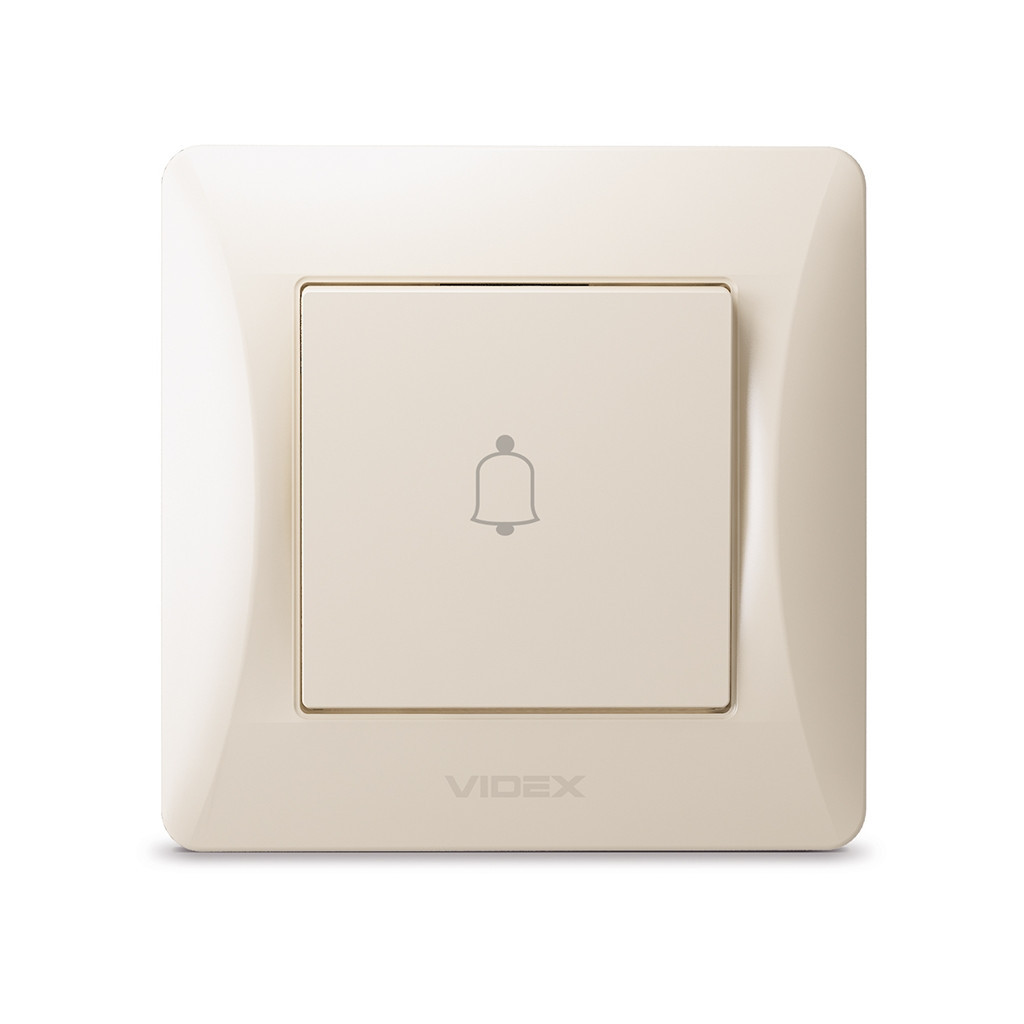 Кнопка дзвінка Videx BINERA 1кл кремова (VF-BNDB1-CR) - зображення 1