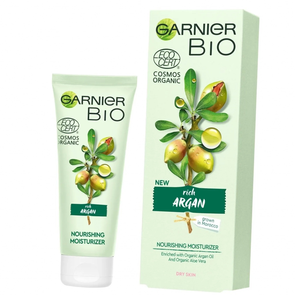 Крем для обличчя Garnier Bio Поживний з екстрактом аргани 50 мл (3600542264174) - зображення 2