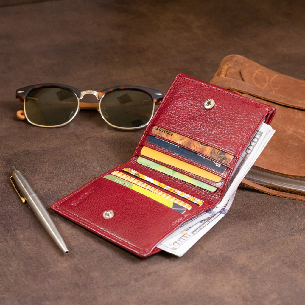 Гаманець ST Leather Бордовий (19257) - зображення 12