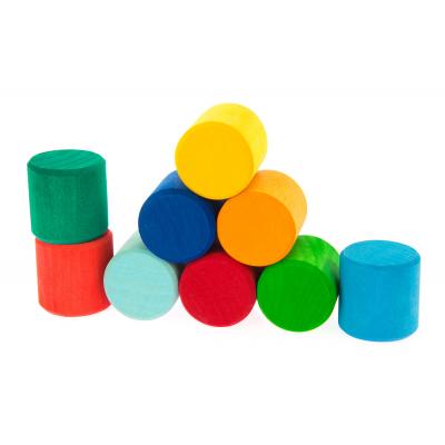 Конструктор Nic деревянный Разноцветный ролик (NIC523347) - зображення 4