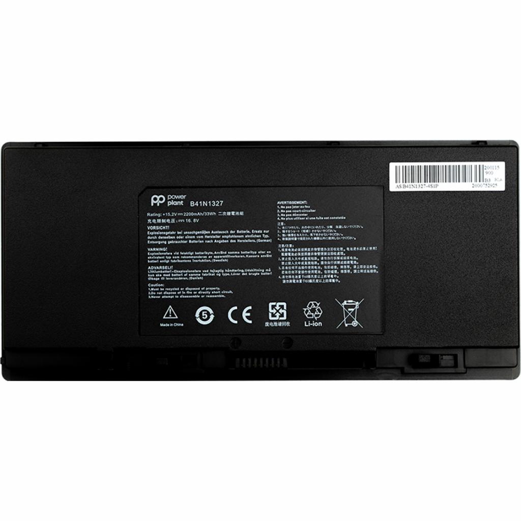 Акумулятор до ноутбука Asus ROG 15.6" B551 (B41N1327) 15.2V 2200mAh PowerPlant (NB431175) - зображення 1