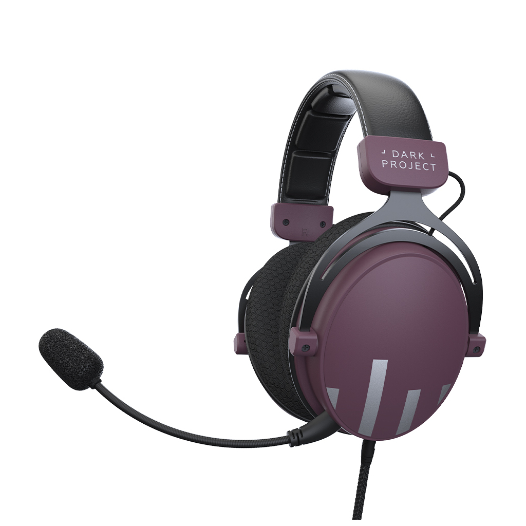 Навушники Dark Project One HS4 Wired Purple/Black (DPO-HS-5004) - зображення 2