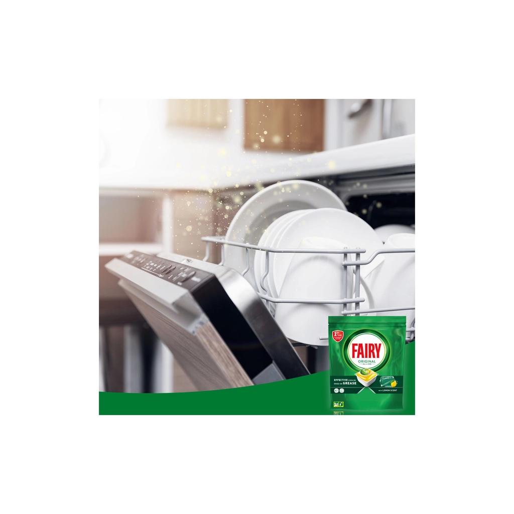 Таблетки для посудомийних машин Fairy Original All in One Lemon 41 шт. (8700216237239) - зображення 7