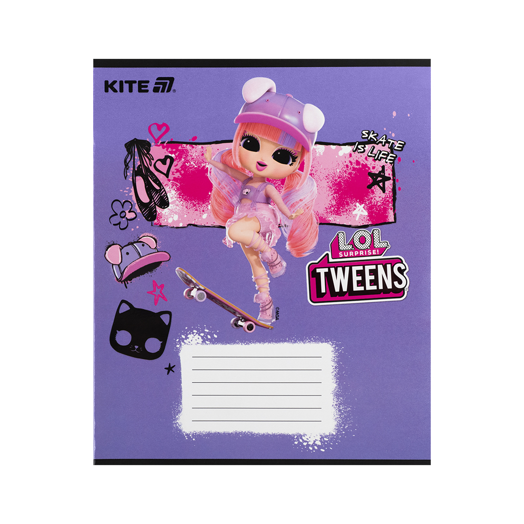 Зошит Kite LOL, 12 аркушів, коса лінія (LO25-235) - зображення 10
