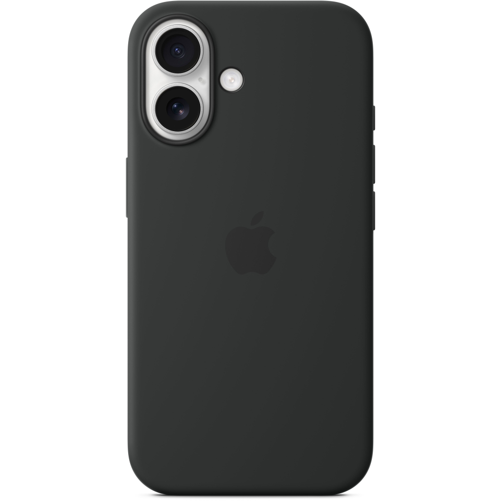 Чохол до мобільного телефона Apple iPhone16 Silicone Case with MagSafe - Black (MYY13ZM/A) - зображення 5
