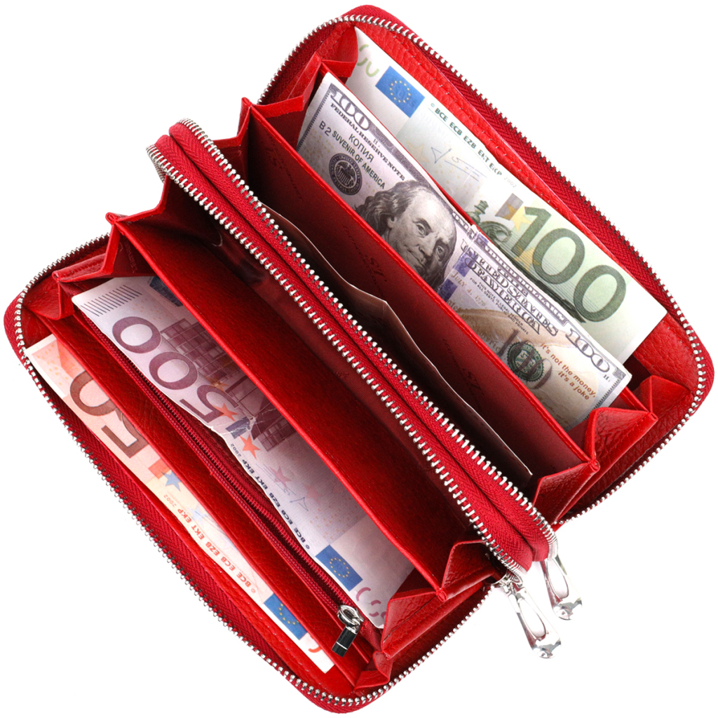 Гаманець ST Leather Червоний (19430) - зображення 9