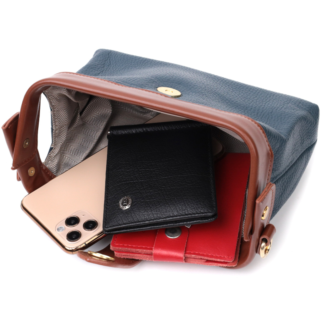 Сумка Vintage Синя (22428) - зображення 9