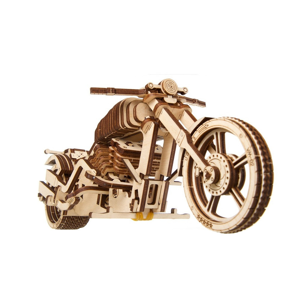 Збірна модель Ugears механічний Байк VM-02 (70051) - зображення 3