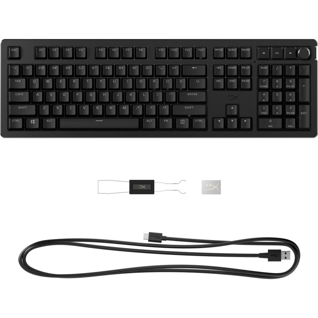 Клавіатура HyperX Alloy Rise PBT HX Red USB UA Black (7G7A3AA) - зображення 5