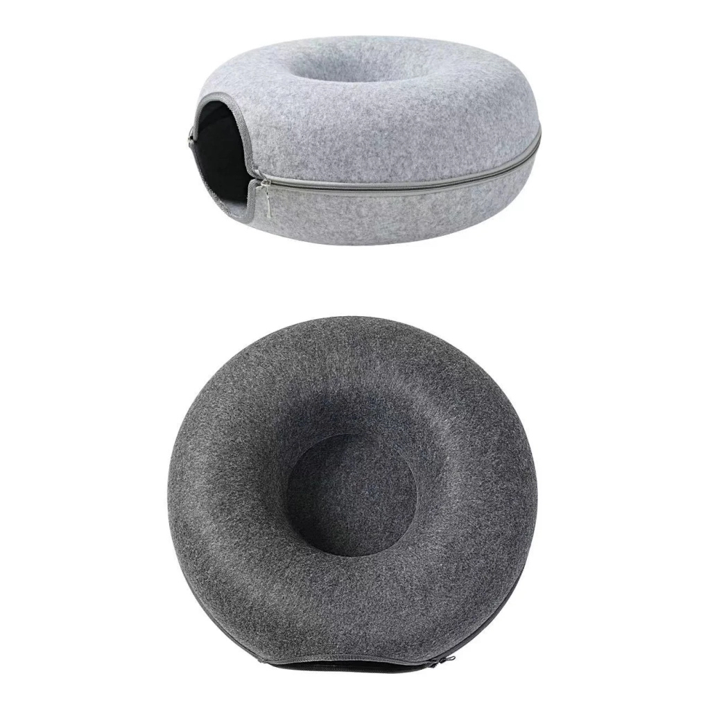 Лежак для тварин Lapka Інтерактивний тунель L сірий (LPK-05-02) - изображение 10