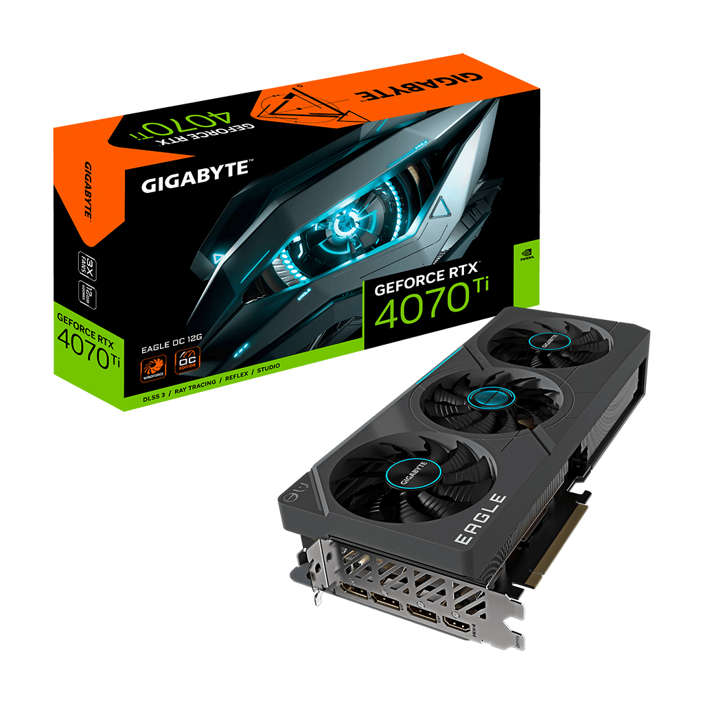 Відеокарта GIGABYTE GeForce RTX4070Ti 12Gb EAGLE OC (GV-N407TEAGLE OC-12GD) - зображення 7